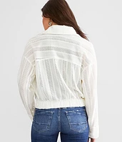 Crochet Cropped Jacket