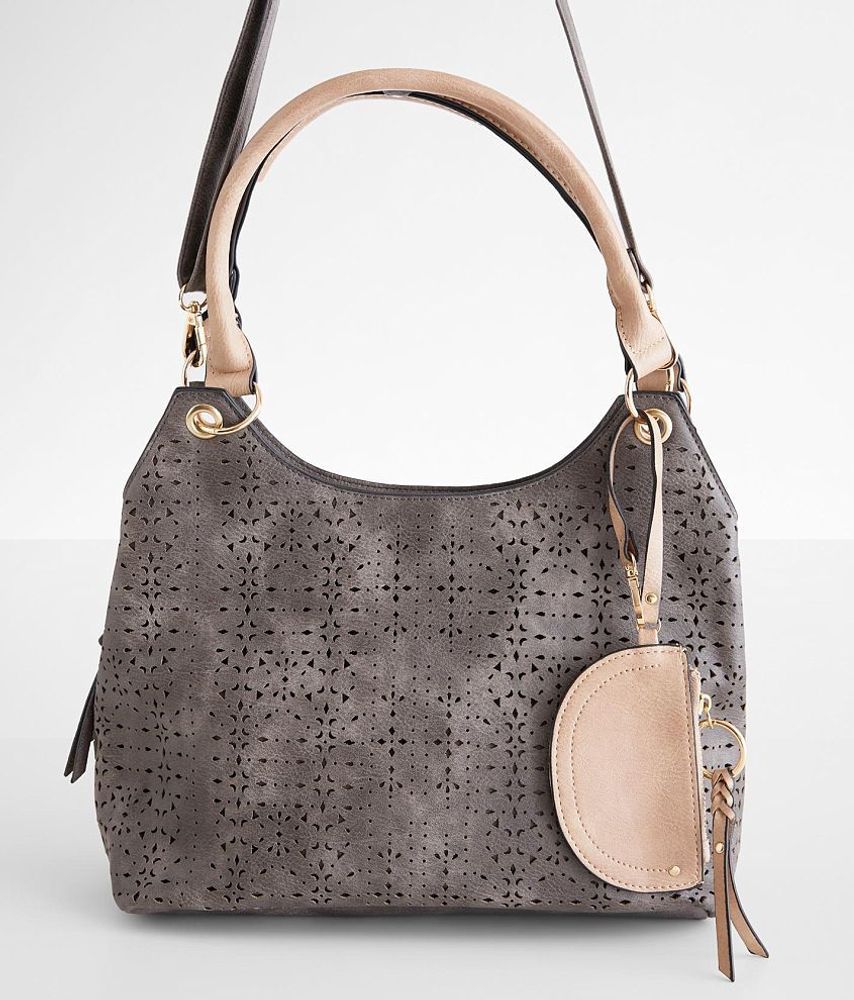 Violet Ray Perforated Purse