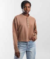 Gilded Intent Slouchy Cropped Pullover
