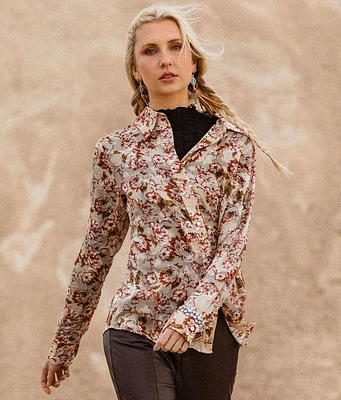 Floral Chiffon Blouse