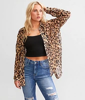 Acoa Cheetah Chiffon Blouse