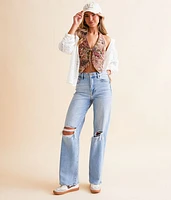 Floral Jacquard Halter Vest