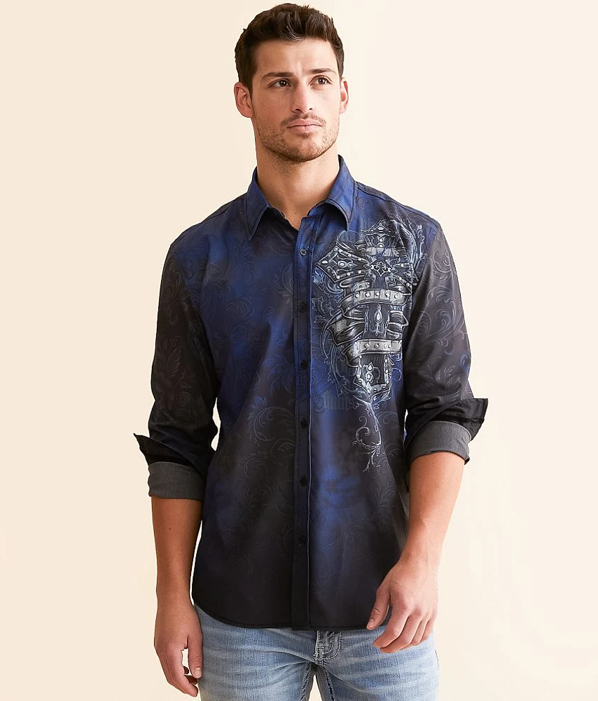 Affliction Wage Chaos Stretch Shirt