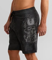Skull Flag Stretch Boardshort