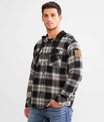 Howitzer Armory Hooded Flannel Shirt
