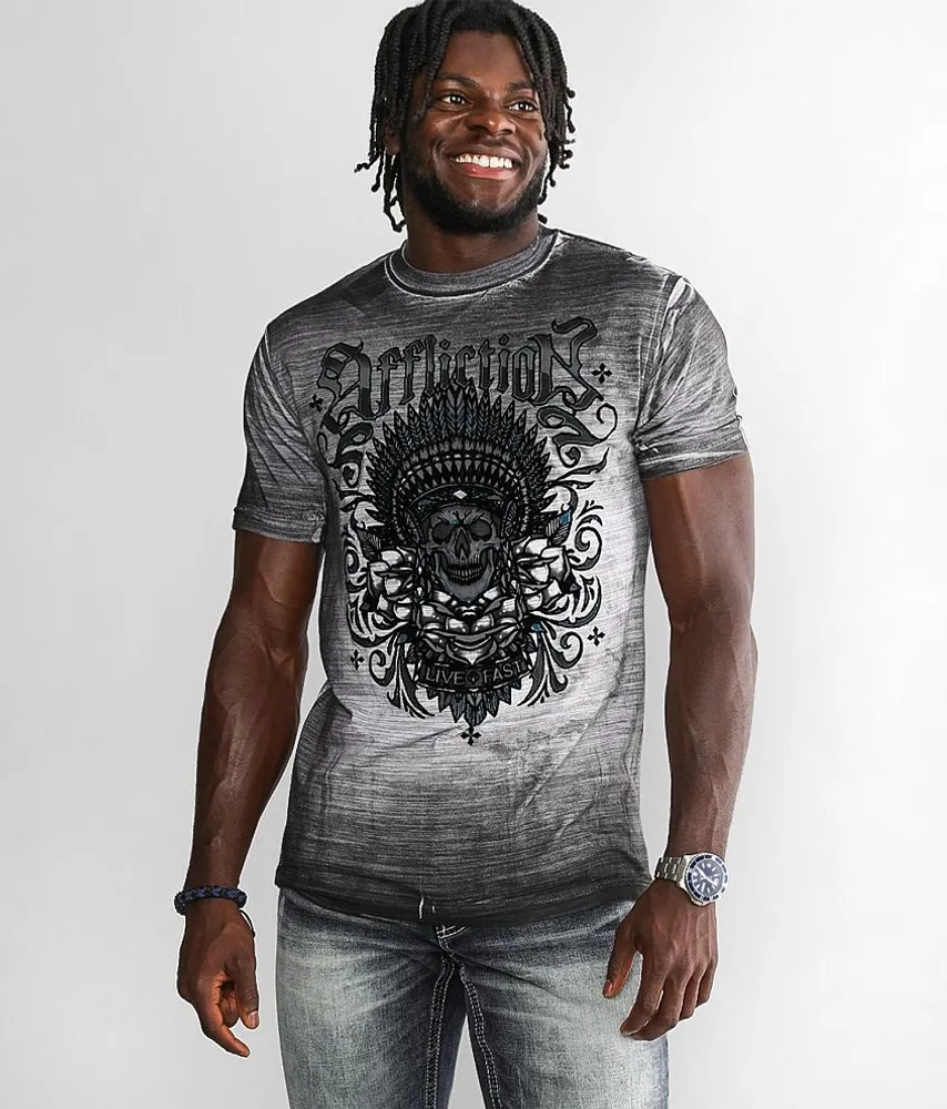 Affliction Spiral Shadow T-Shirt