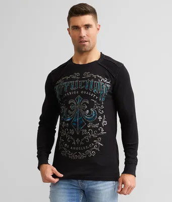 Affliction American Customs Oak Aged Reversible Thermal