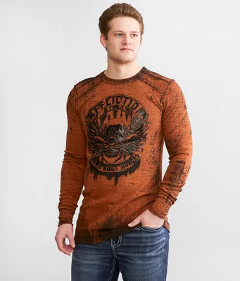 Affliction American Customs Chop Shop Reversible Thermal