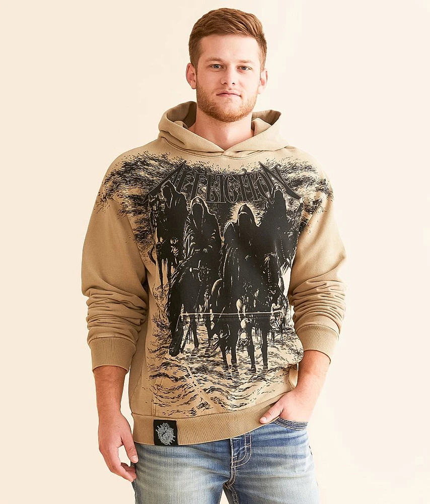 Affliction Black Night Hooded Sweatshirt