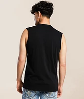 Pale Sky Muscle Tank Top