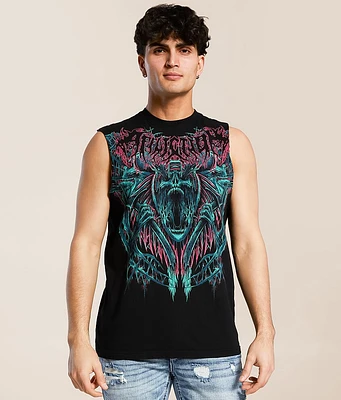 Pale Sky Muscle Tank Top