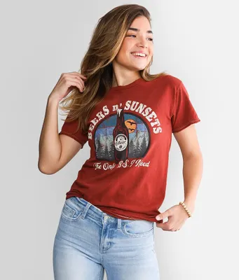American Highway Beers & Sunsets T-Shirt