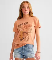 American Highway Ride 'Em Cowgirl T-Shirt