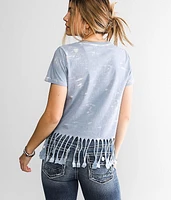 Roadie Split Cropped T-Shirt