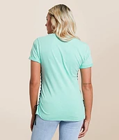 Solution Lace-Up T-Shirt
