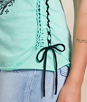 Solution Lace-Up T-Shirt
