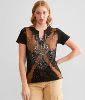 Affliction American Customs Death Spade T-Shirt