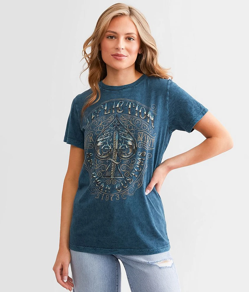 Affliction Death Spade Chrome T-Shirt