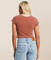 Stainglass Baby Cropped T-Shirt