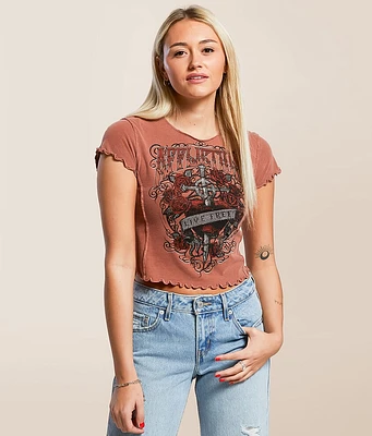 Stainglass Baby Cropped T-Shirt