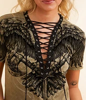 Harbinger Lace-Up T-Shirt