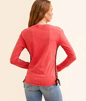 Solution Lace-Up Top