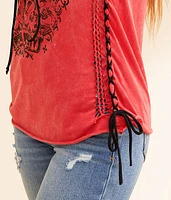 Solution Lace-Up Top