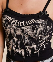 Crows Cropped Tank Top