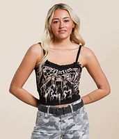 Crows Cropped Tank Top