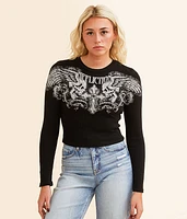 Winged Up Cropped Thermal