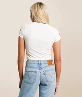 American Customs Live Fast Free Cropped T-Shirt