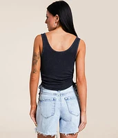 American Customs Corazon Cropped Tank Top