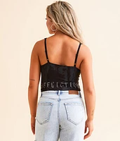 Grecian Estate Bustier Cropped Tank Top