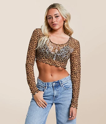 Winged Up Cropped Top