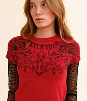 Winged Up Cropped T-Shirt