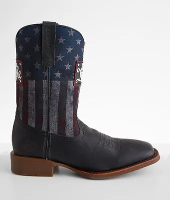 Howitzer Freedom Stamp Leather Cowboy Boot