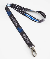 Blue Line Lanyard