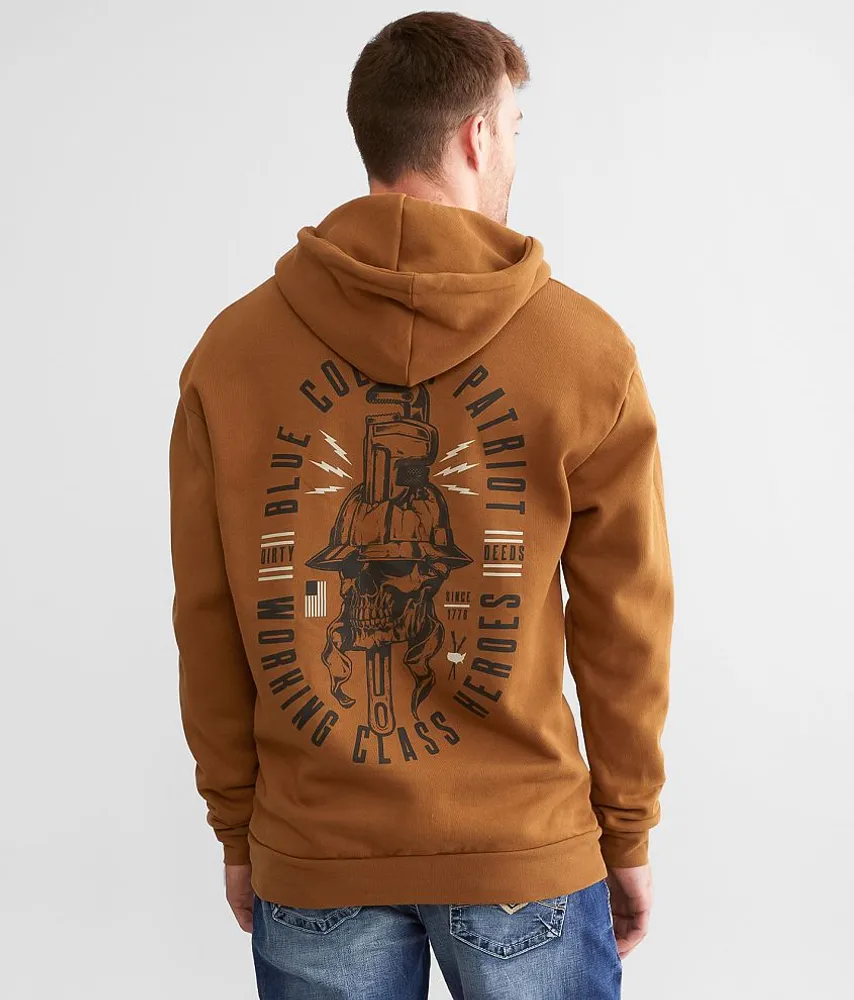 Howitzer Blue Collar Dirty Deeds Hooded Sweatshirt