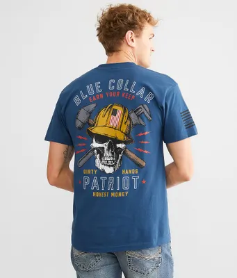 Howitzer Blue Collar Earn Your Keep T-Shirt