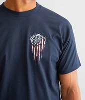 Blue Collar Skull T-Shirt