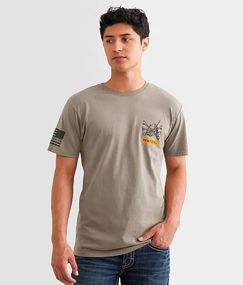 Blue Collar Blood Sweat Pride T-Shirt