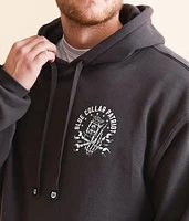 Blue Collar Hard Work Hooded Sweatshirt