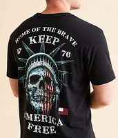Liberty Skull T-Shirt