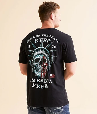 Howitzer Liberty Skull T-Shirt