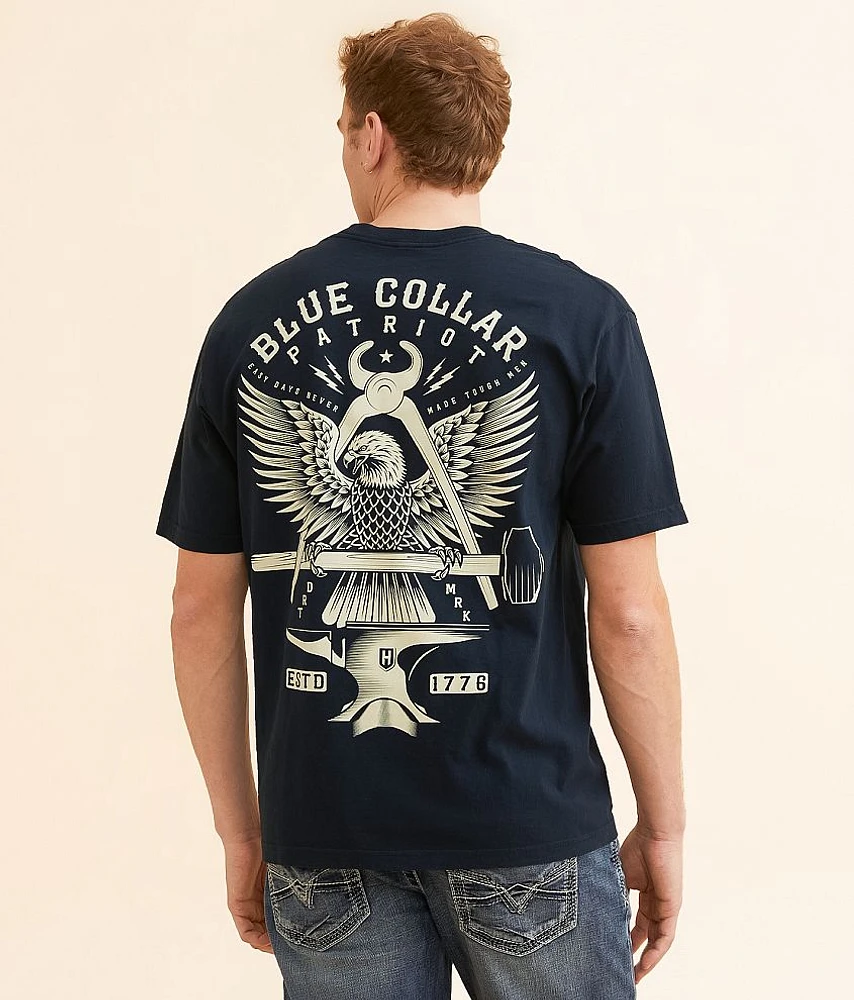 Howitzer Blue Collar Made Of Steel T-Shirt