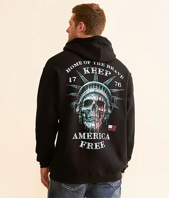 Howitzer Liberty Skull Hooded Sweatshirt