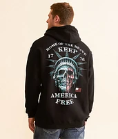 Howitzer Liberty Skull Hooded Sweatshirt