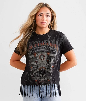 Affliction Hi-Speed American Customs Fringe T-Shirt