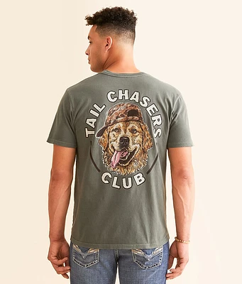 Tail Chasers Club Dog Hat T-Shirt