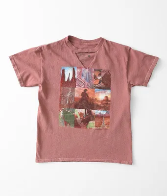 Girls - American Highway Cowgirl Open Road T-Shirt